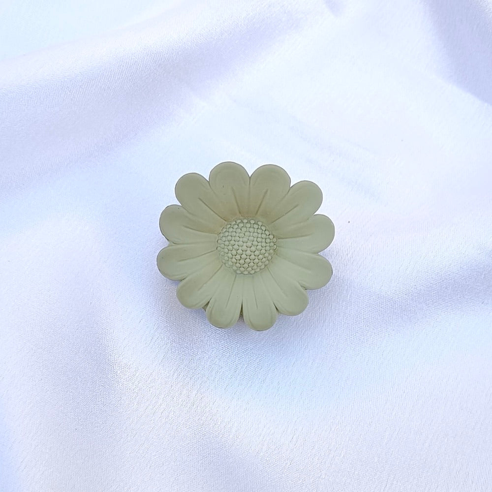 Light Green Flower Clip