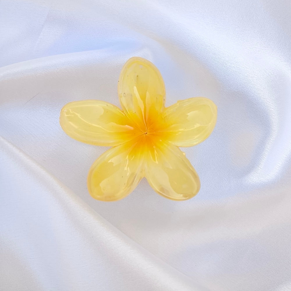Pastel Yellow Sunshine Claw Clip