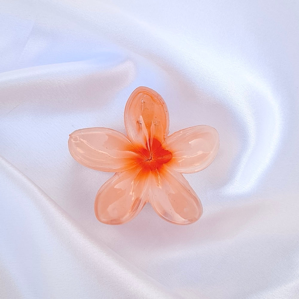 Peach Blossom Claw Clip