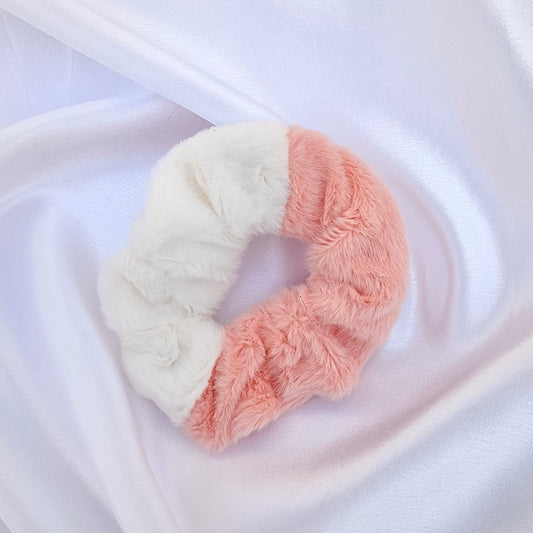 Sunset Coral Scrunchie