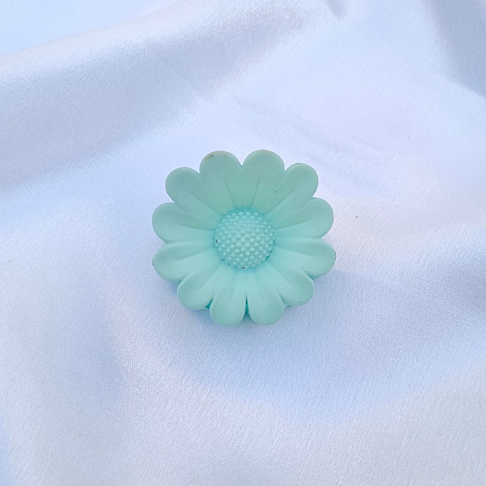 Sky Blue Flower Clip