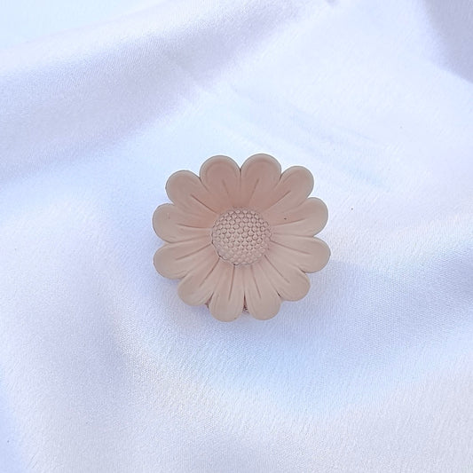 Grey Flower Clip