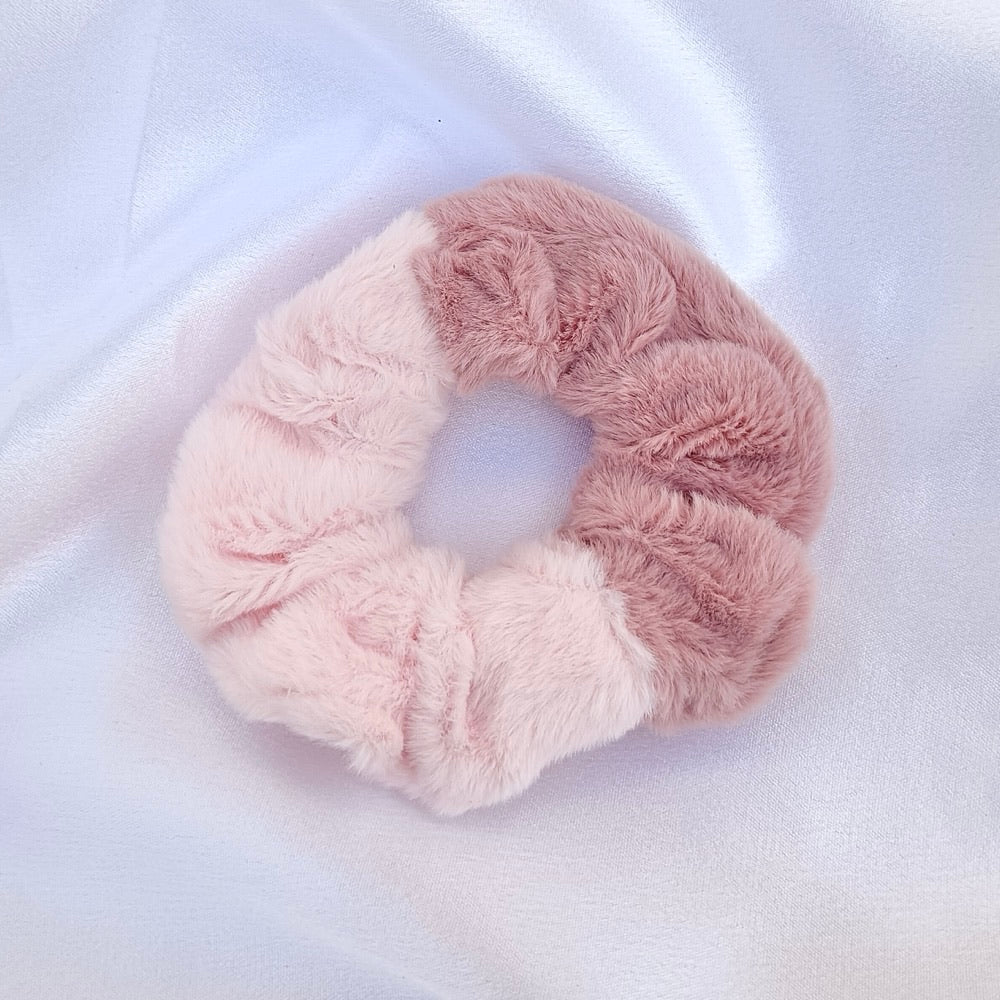 Mocha Rose Scrunchie
