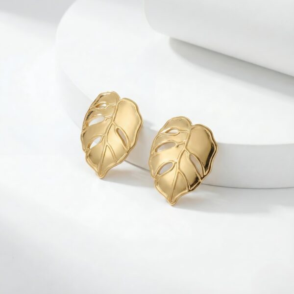 Leaf Stud Earrings