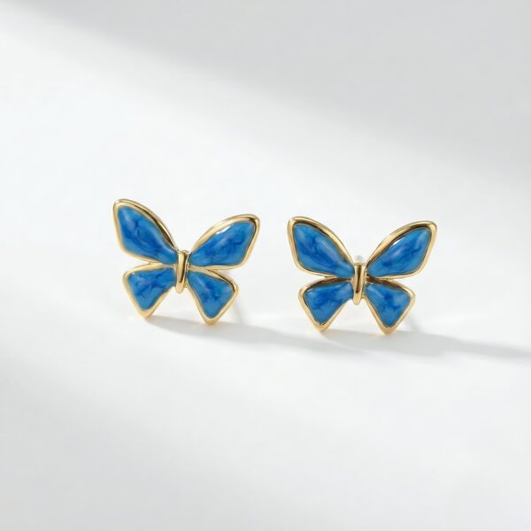 Blue Butterfly Earrings