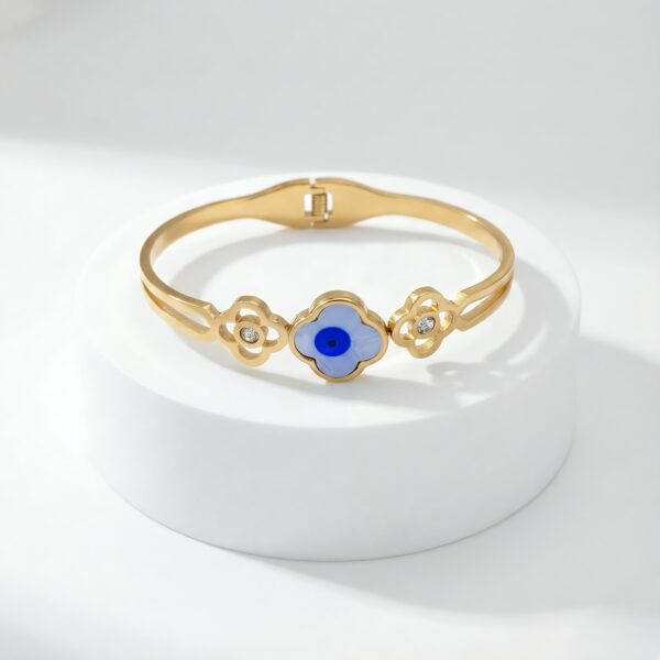 Evil Eye Clover Bracelet
