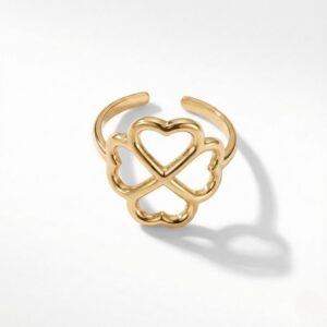 Golden Heart Ring