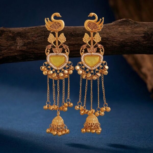 Peacock Kashmiri Earrings
